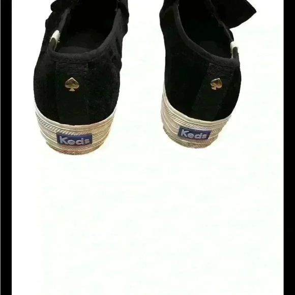 Keds X Kate Spade 	New York Double Decker Quilted Velvet Sneakers Sz 8.5 - Picture 3 of 7